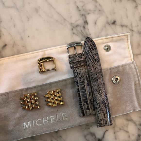 Michele Deco Diamond gold watch - Picture 6 of 9